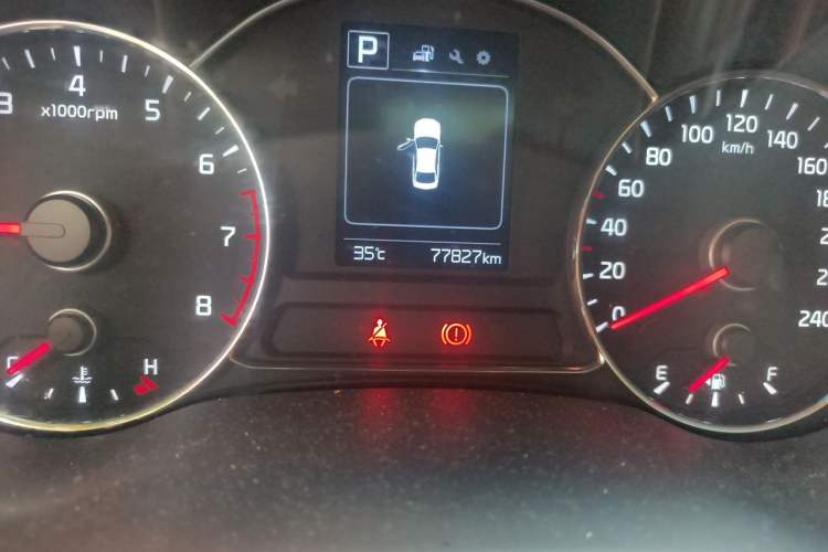 Used Kia K3 2017 1.6L Automatic 15th Anniversary Special Edition GLS Odometer Close Up