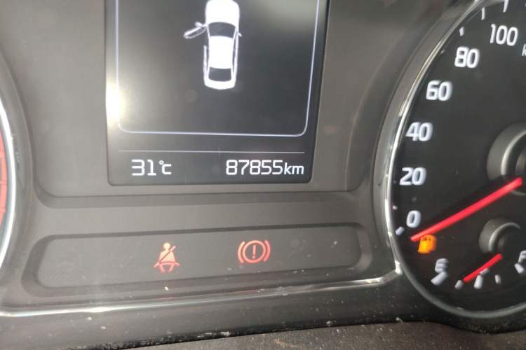 Used Kia K3 2017 1.6L Automatic 15th Anniversary Special Edition GLS Odometer Close Up