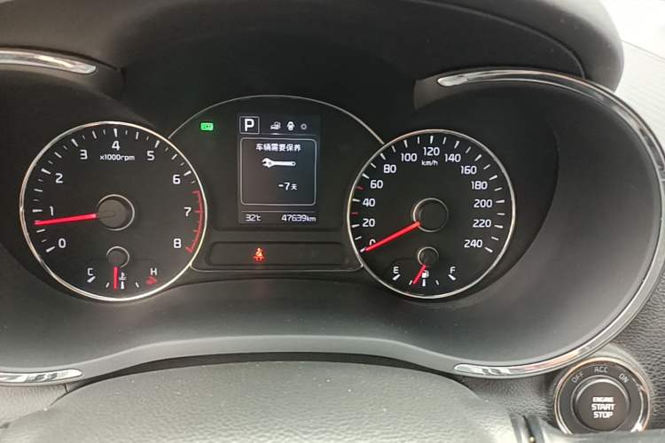 Used Kia K3 2017 1.6L Automatic 15th Anniversary Special Edition GLS Odometer Close Up