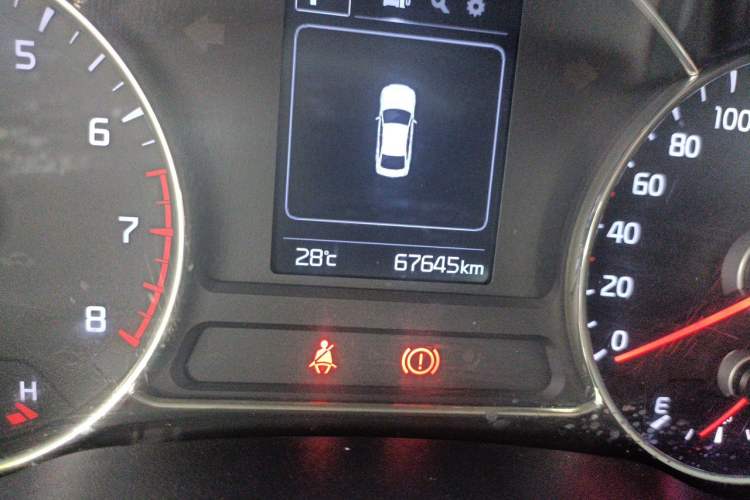 Used Kia K3 2017 1.6L Automatic 15th Anniversary Special Edition GLS Odometer Close Up