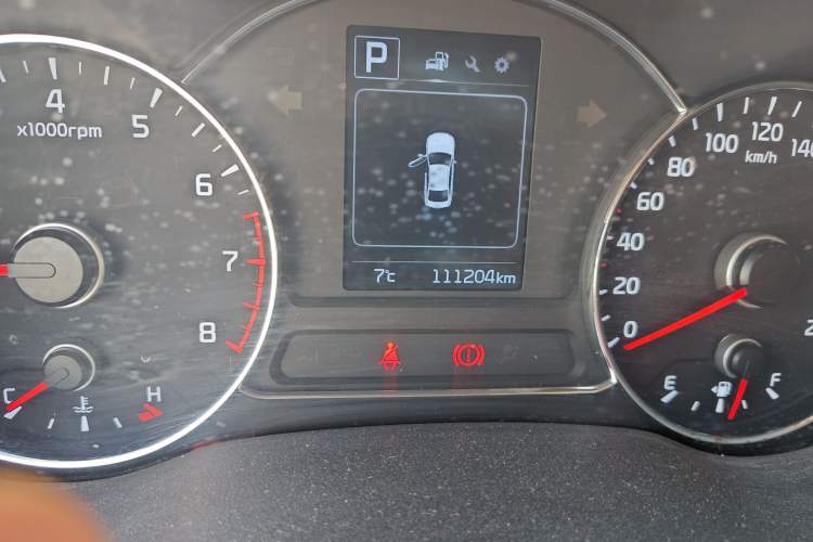 Used Kia K3 2017 1.6L Automatic 15th Anniversary Special Edition GLS Odometer Close Up