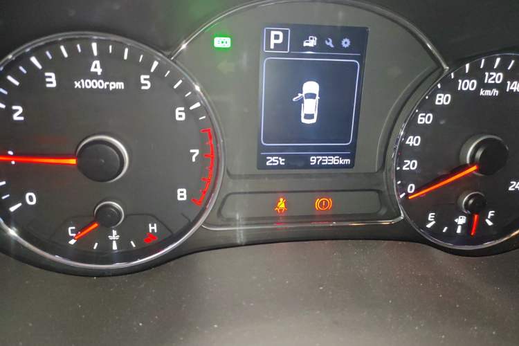 Used Kia K3 2017 1.6L Automatic 15th Anniversary Special Edition GLS Odometer Close Up