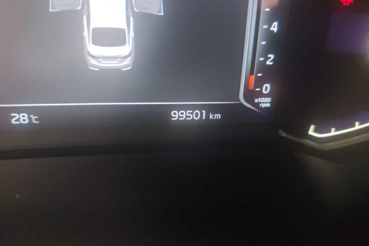 Used Kia K3 2019 1.5L CVT Smart Connectivity Version Odometer Close Up