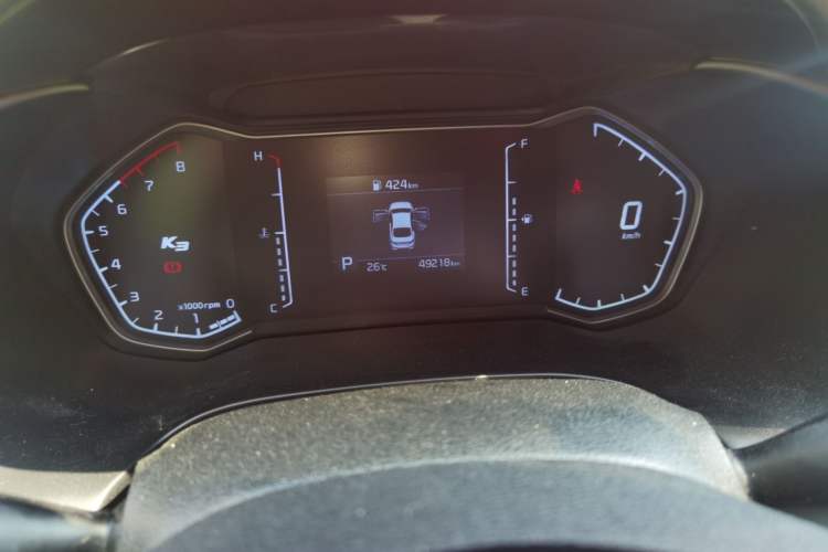 Used Kia K3 2019 1.5L CVT New Sharp Edition Odometer Close Up