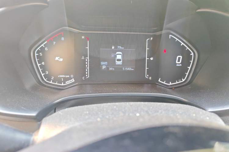 Used Kia K3 2019 1.5L CVT New Sharp Edition Odometer Close Up