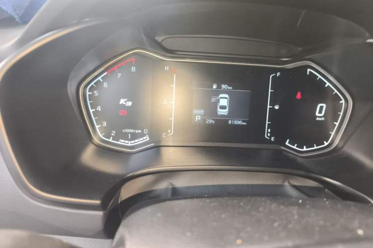 Used Kia K3 2019 1.5L CVT New Sharp Edition Odometer Close Up