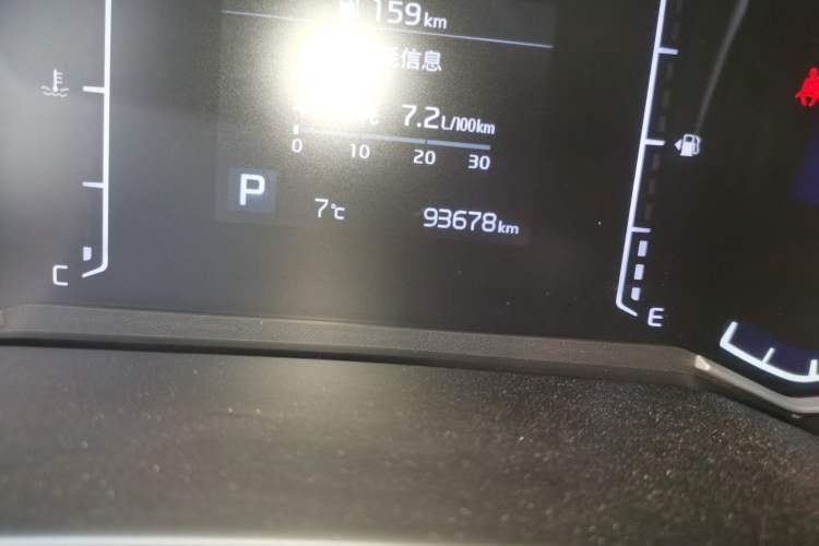 Used Kia K3 2019 1.5L CVT New Sharp Edition Odometer Close Up