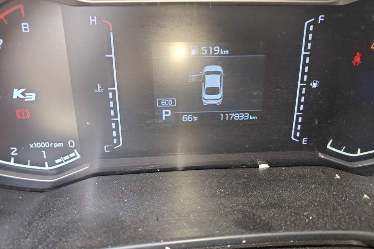 Used Kia K3 2019 1.4T DCT GT-Line New Edge Sport Edition Odometer Close Up