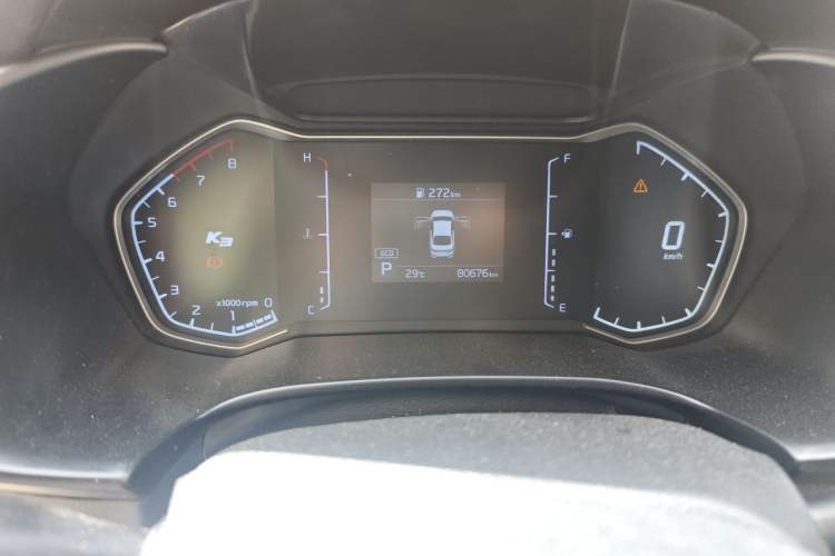 Used Kia K3 2019 1.5L CVT New Sharp Edition Odometer Close Up