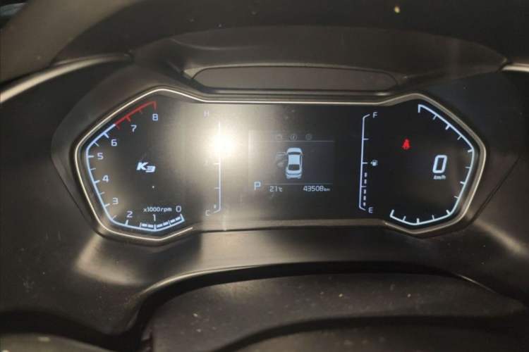 Used Kia K3 2020 1.5L CVT New Sharp Edition with Sunroof Odometer Close Up