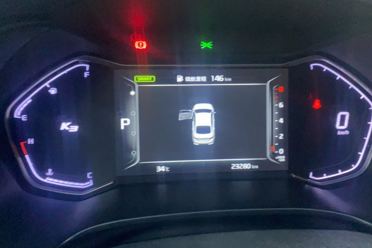 Used Kia K3 2021 Revised 1.5L CVT Fashion Edition Odometer Close Up