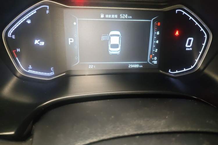 Used Kia K3 2021 Revised 1.5L CVT Fashion Edition Odometer Close Up