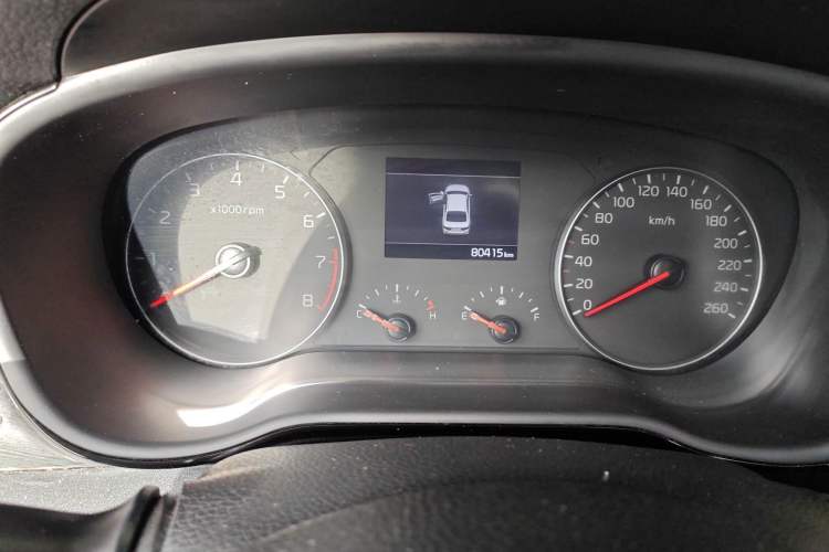 Used Kia K3 (Kai Shen) 2017 1.6T Automatic GLS Odometer Close Up