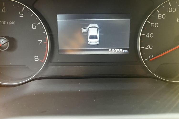 Used Kia K3 (Kai Shen) 2017 1.8L Automatic DLX Odometer Close Up
