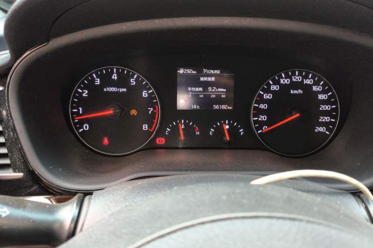 Used Kia K3 (Kai Shen) 2017 1.8L Automatic DLX Odometer Close Up