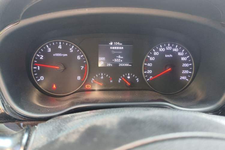 Used Kia K3 (Kai Shen) 2017 1.8L Automatic GLS Odometer Close Up