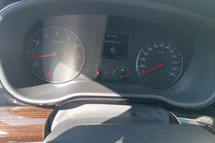 Used Kia K3 (Kai Shen) 2017 1.8L Automatic GLS Odometer Close Up