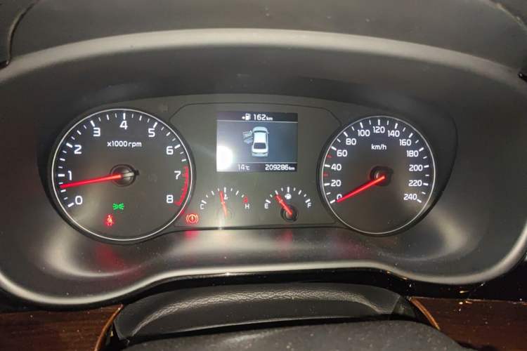 Used Kia K3 (Kai Shen) 2017 1.8L Automatic GLS Odometer Close Up
