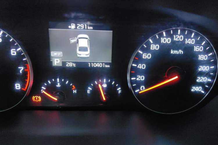 Used Kia K3 (Kai Shen) 2017 1.8L Automatic GLS Odometer Close Up