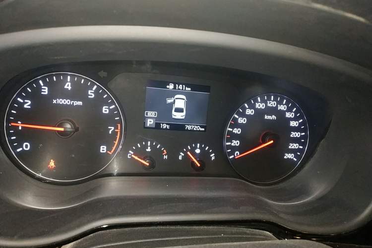 Used Kia K3 (Kai Shen) 2017 1.8L Automatic GLS Odometer Close Up