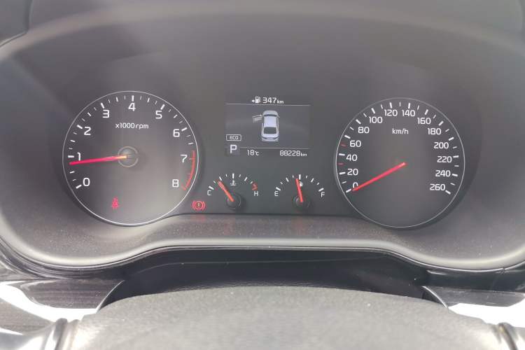 Used Kia K3 (Kai Shen) 2017 1.6T Automatic GLS Odometer Close Up