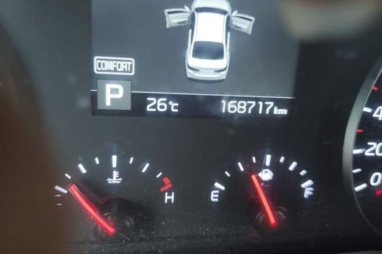 Used Kia K3 (Kai Shen) 2017 1.8L Automatic GLS Odometer Close Up