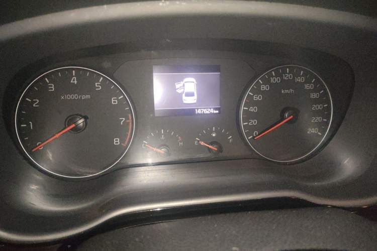 Used Kia K3 (Kai Shen) 2017 1.8L Automatic GLS Odometer Close Up