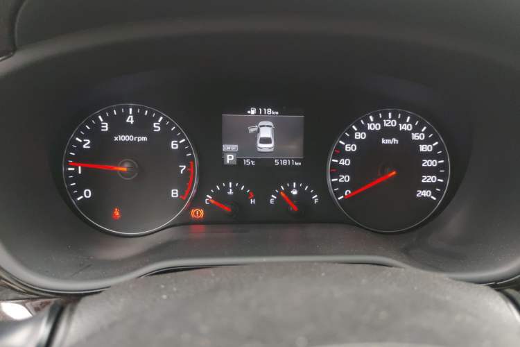 Used Kia K3 (Kai Shen) 2017 1.8L Automatic GLS Odometer Close Up