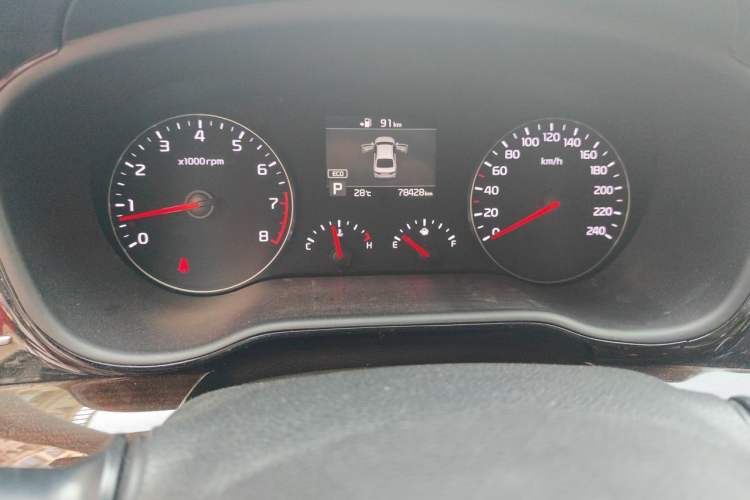 Used Kia K3 (Kai Shen) 2017 1.8L Automatic GLS Odometer Close Up