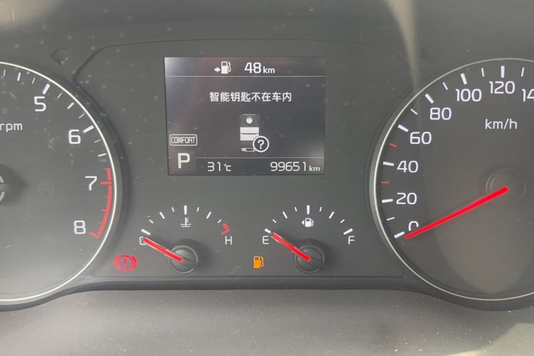 Used Kia K3 (Kai Shen) 2017 1.8L Automatic GLS Odometer Close Up