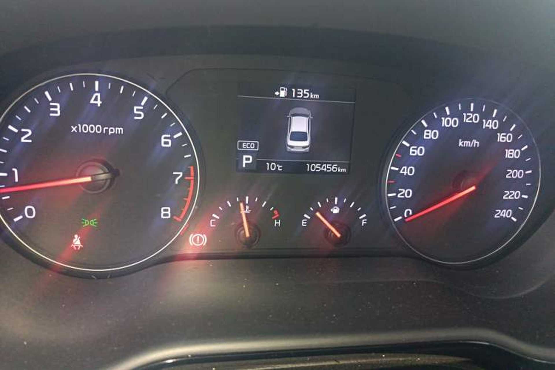 Used Kia K3 (Kai Shen) 2019 1.8L Automatic GLS Odometer Close Up