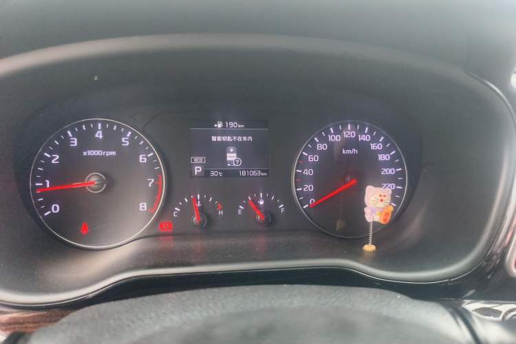 Used Kia K3 (Kai Shen) 2019 1.8L Automatic GLS Odometer Close Up
