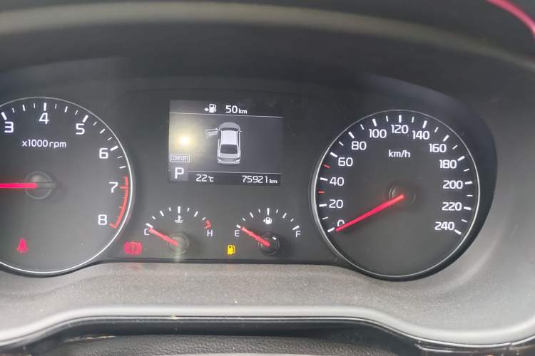 Used Kia K3 (Kai Shen) 2019 1.8L Automatic GLS Odometer Close Up