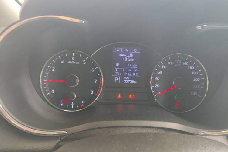 Used Kia K3S 2014 1.6L Automatic GLS Odometer Close Up