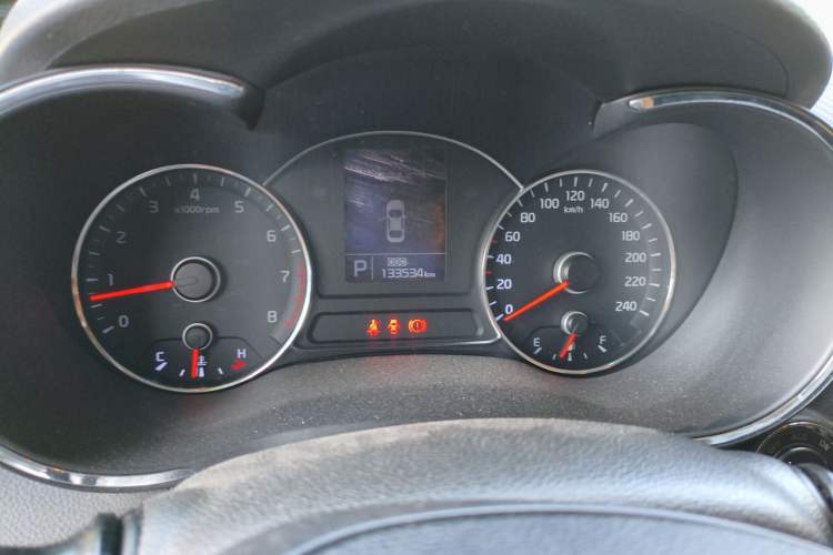 Used Kia K3S 2014 1.6L Automatic GLS Odometer Close Up