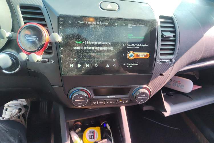 Used Kia K3S 2014 1.6L Automatic Premium Audio And AC Panel
