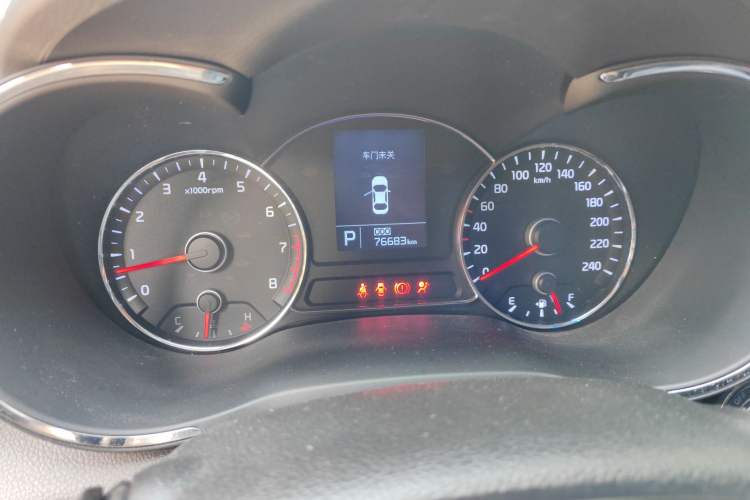 Used Kia K3S 2014 1.6L Automatic GLS Odometer Close Up