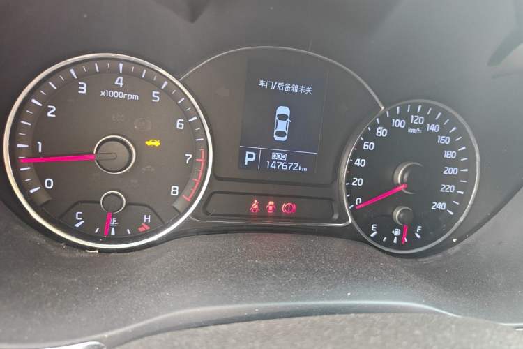 Used Kia K3S 2014 1.6L Automatic DLX Odometer Close Up