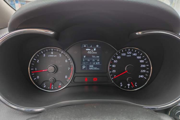 Used Kia K3S 2014 1.6L Automatic GLS Odometer Close Up