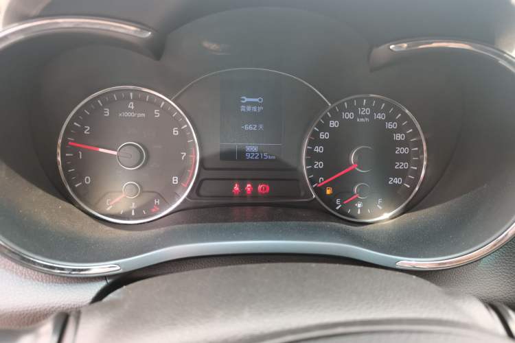 Used Kia K3S 2014 1.6L Manual GLS Odometer Close Up