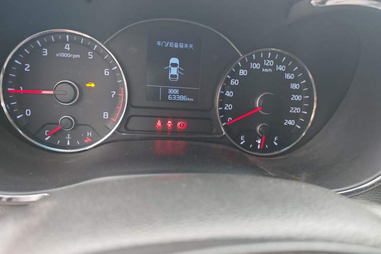 Used Kia K3S 2014 1.6L Manual GL Odometer Close Up