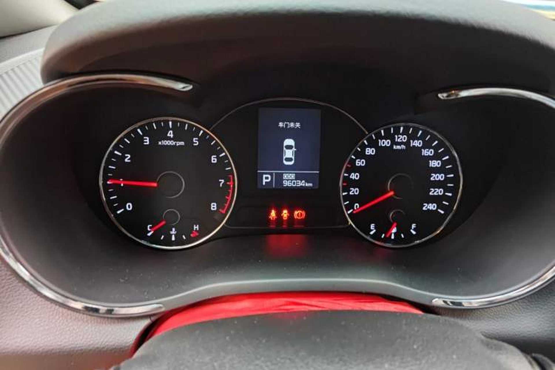 Used Kia K3S 2014 1.6L Automatic GL Odometer Close Up