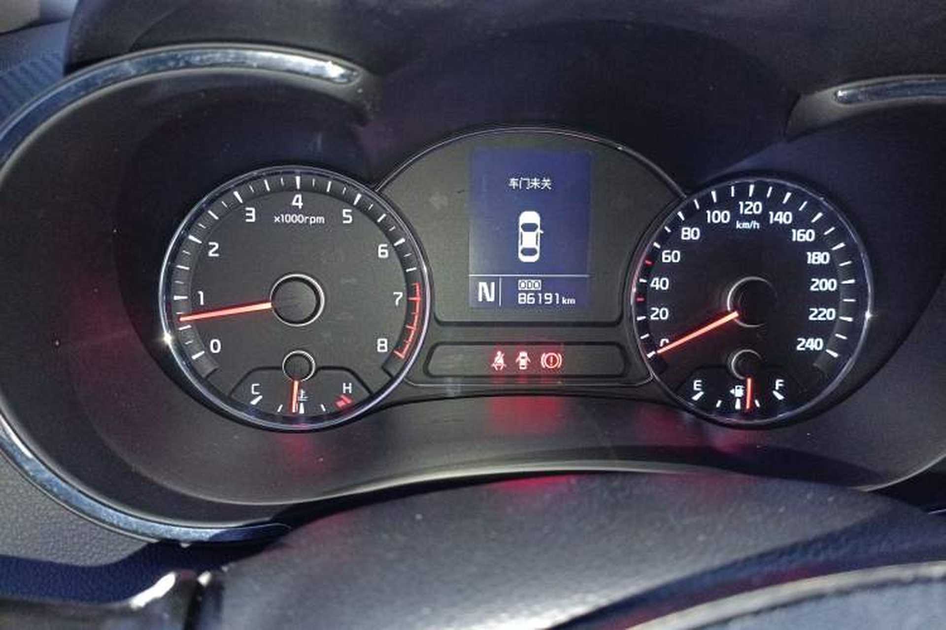 Used Kia K3S 2014 1.6L Automatic GL Odometer Close Up