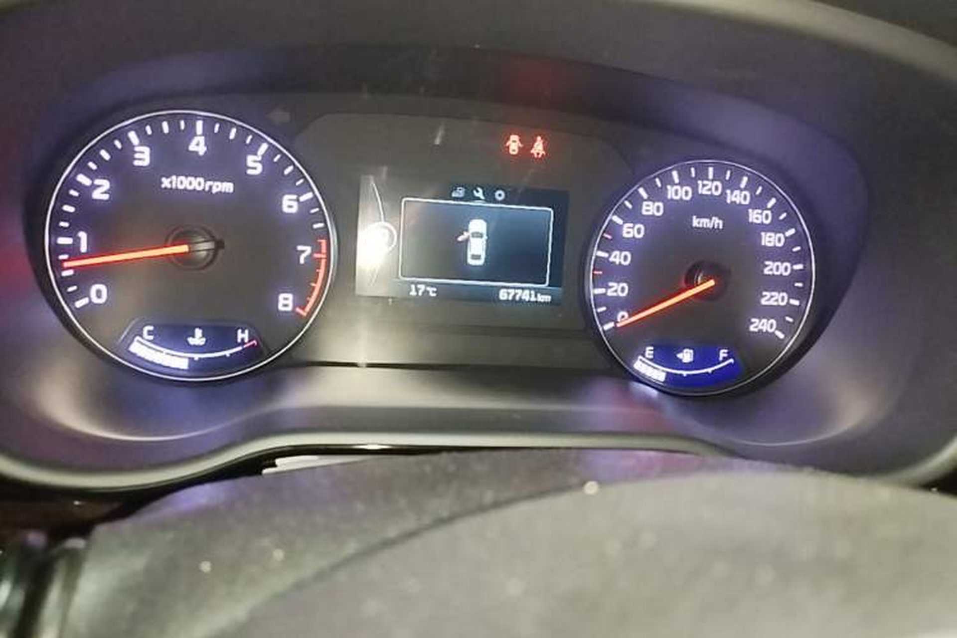 Used Kia K4 2014 1.8L Automatic DLX Odometer Close Up