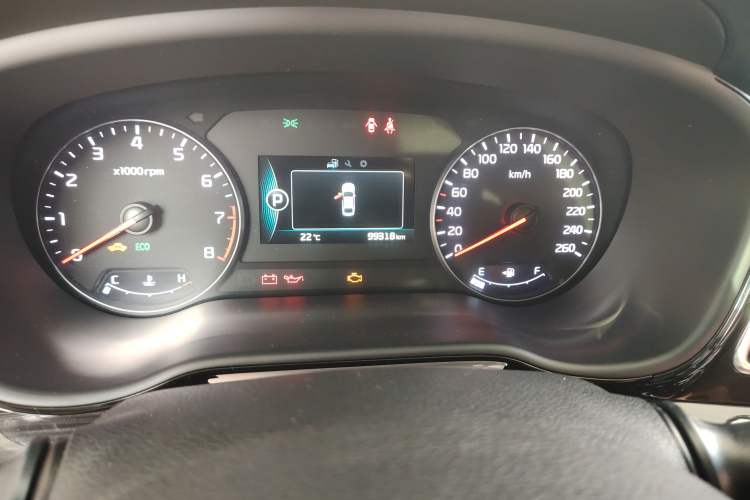Used Kia K4 2014 1.6T Automatic T-PRM Odometer Close Up