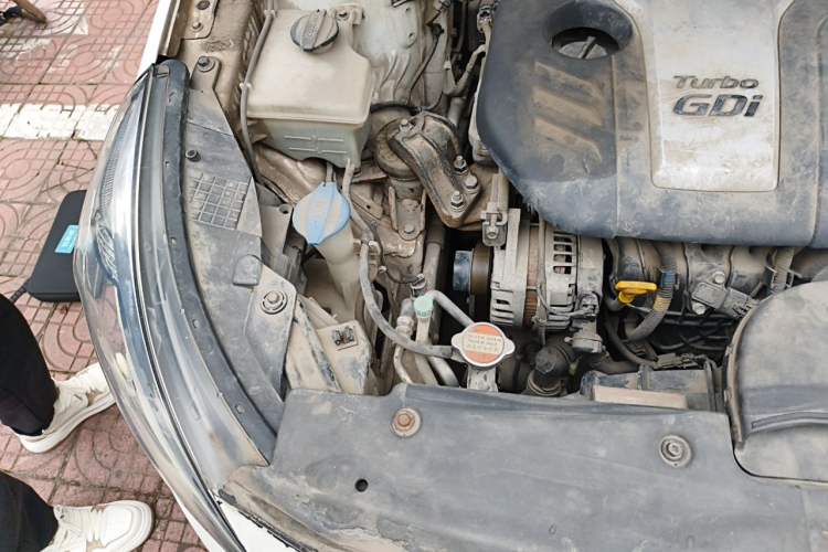 Used Kia K4 2014 1.6T Automatic Turbo Engine Bay Right