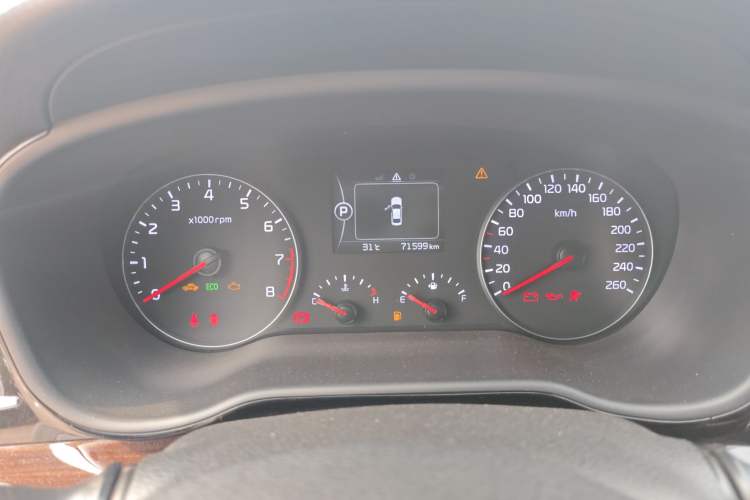 Used Kia K4 2014 1.6T Automatic Turbo Odometer Close Up