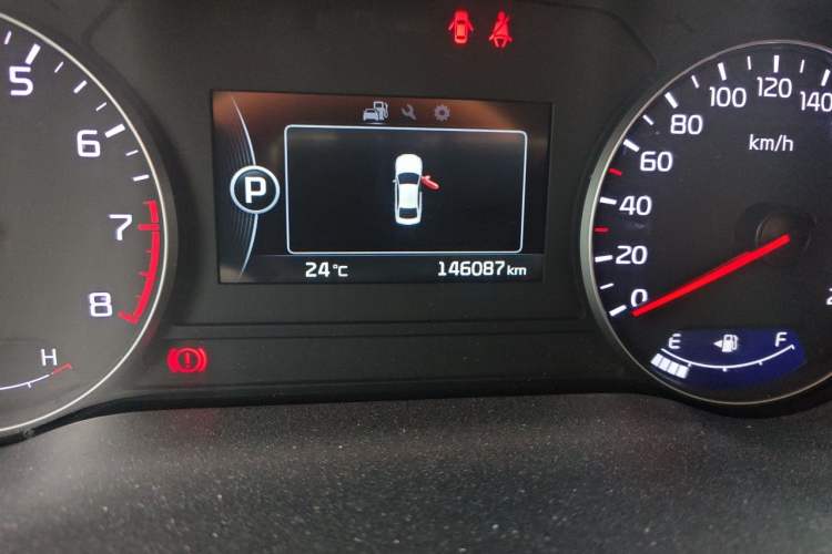 Used Kia K4 2014 1.8L Automatic DLX Odometer Close Up