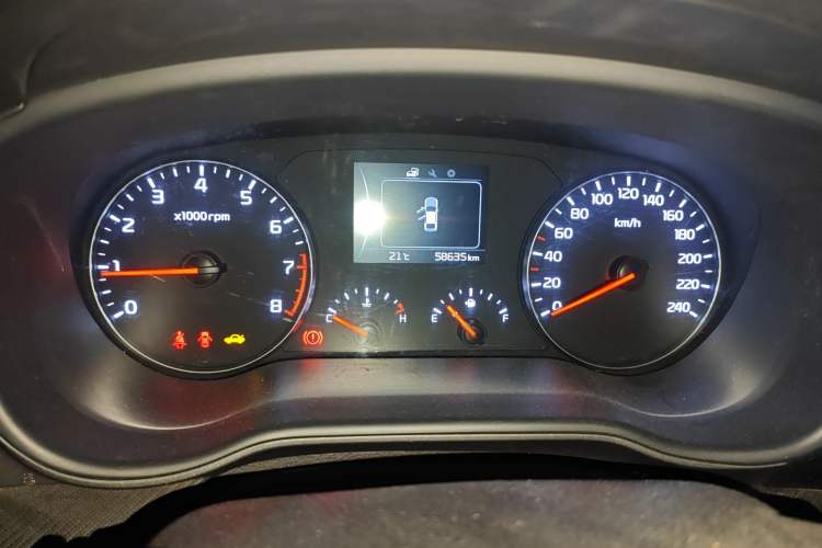 Used Kia K4 2014 1.8L Automatic GL Odometer Close Up