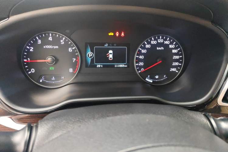 Used Kia K4 2014 1.8L Automatic DLX Odometer Close Up